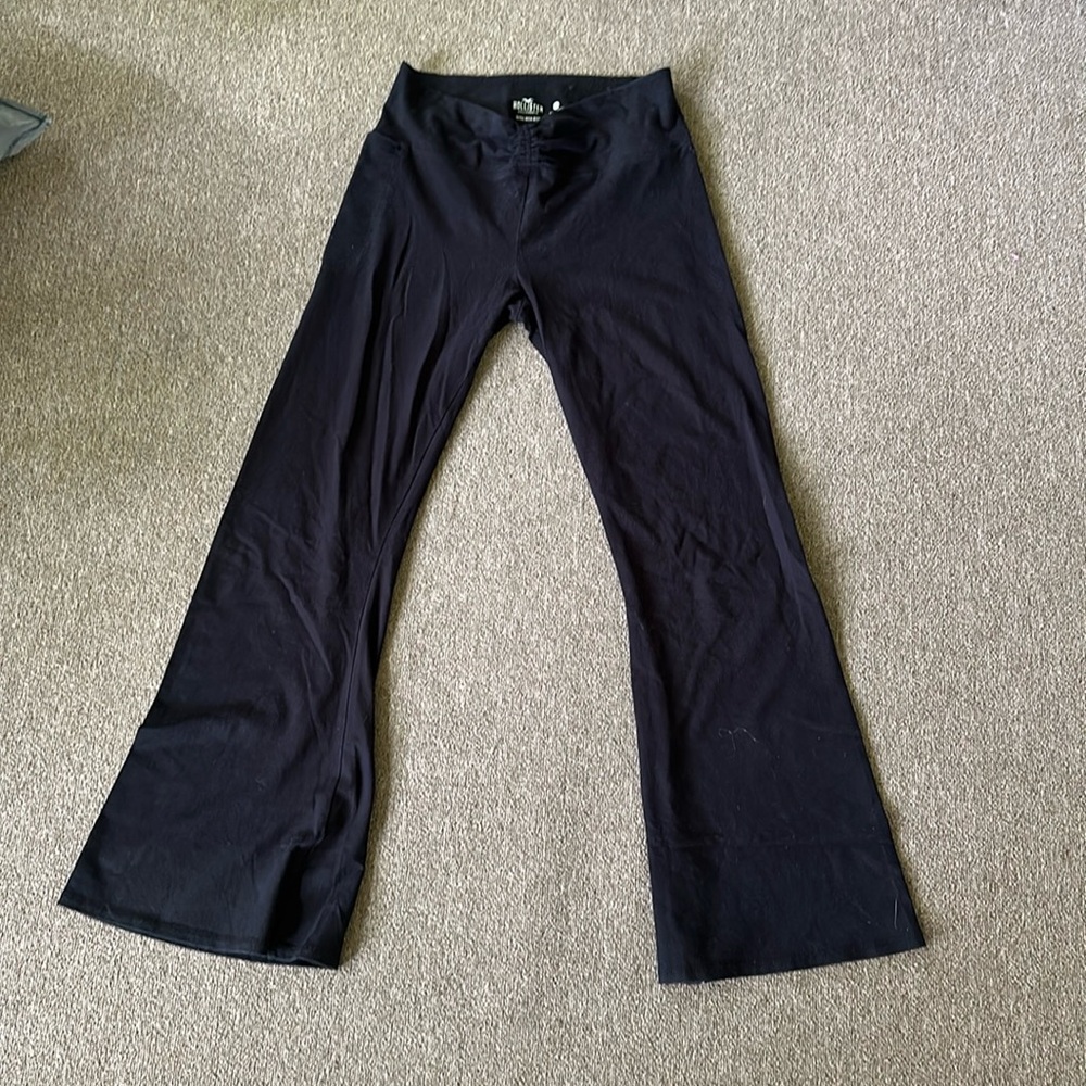 High rise flair leggings